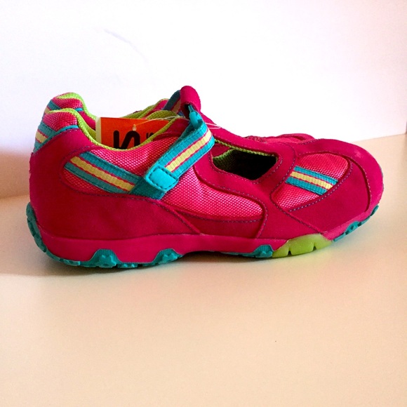 Stride Rite Other - Hot pink sketchers kids Velcro tennis shoes
